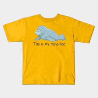 This Is My Manatee, Funny Manatee Sea Cow Kids T-Shirt